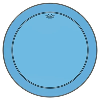 Image of Remo Powerstroke 3 Colortone Blue Bass Schlagzeugfell Drum Head, 26&quot; P3 1326 CT BU
