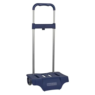 Image of Safta Trolley for school backpacks, foldable, light, resistant with extractable grip handle and wheels