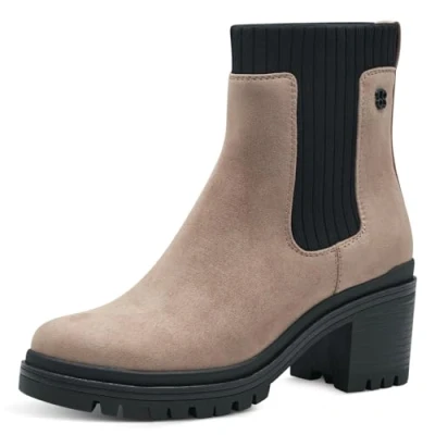 Image of s.Oliver Women&#039;s 5 25430 43 Chelsea Boot, Taupe, 3.5 UK