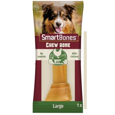 Image of Smartbones Large Chicken Bone Rawhide Free Chew Dog Treats