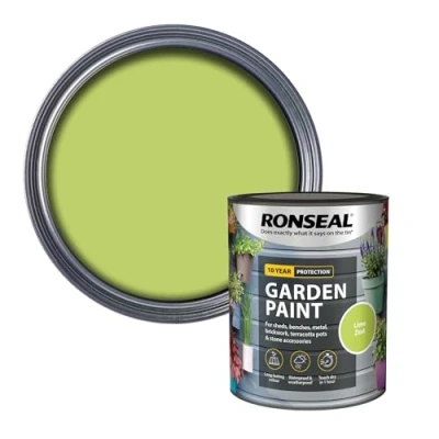 Image of Ronseal Garden Paint Lime Zest 750ml