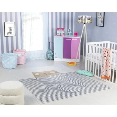 Image of Livabliss Cat Washable Kids Rug Childrens for Bedroom 160x213 cm , Machine Animal Girls &amp; Boys Rug, Playroom and Nursery Rugs Girl or Boy Baby Carpet, Cream