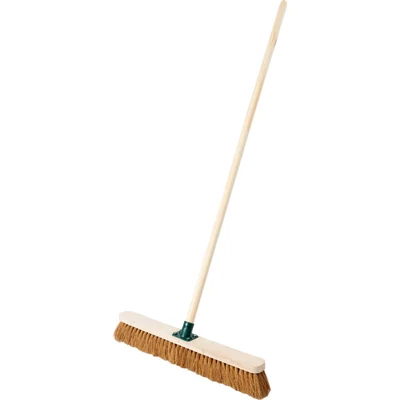Image of Cotswold 24&quot; Soft Coco Broom with 48&quot; Wooden Handle