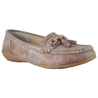 Image of Jo &amp; Joe Tahiti Blush Womens Leather Shoes Standard Fit 4 UK