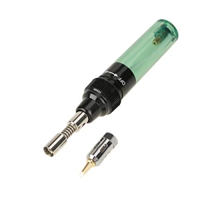 Image of Butane Soldering Iron, Cordless Gas Iron Pencil Welding Torch Pen Tool 1300℃ for Electronics Instruments
