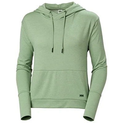Image of Helly Hansen Women&#039;s W Lifa Tech Lite Hoodie Shirt, Jade 2.0, XL UK