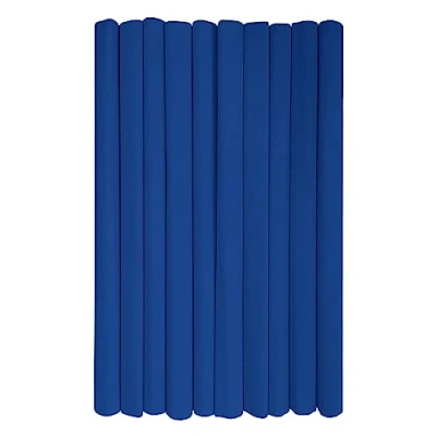 Image of Interdruk Crepe Paper Rolls for Kids, DIY and Decorations Pack of 10 Reels (50cm x 200cm, 28g/m2) 17 Blue