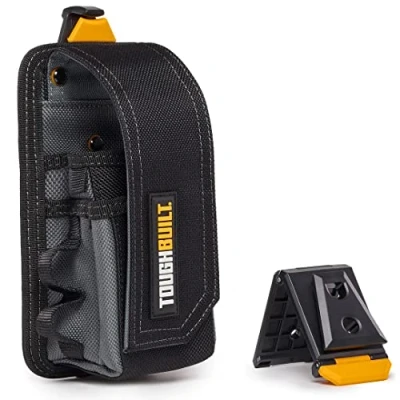 Image of ToughBuilt Meter/Tester Tool Pouch 5 Pockets and Loops, Lead Holder, Electrician &amp; Technician Accessories, Heavy Duty HQ Multi Organizer (Patented ClipTech Hub Belts) (TB CT 34 B UK)