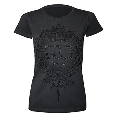 Image of Rammstein Women&#039;s T Shirt XXI Small Grey