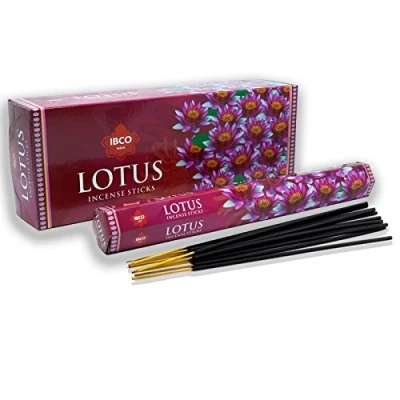 Image of LOTUS INCENSE STICKS Box of 6 Packets