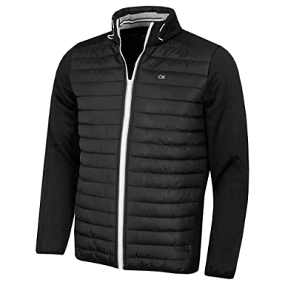 Image of Calvin Klein Mens Hybrid Jacket Black/Silver XXL