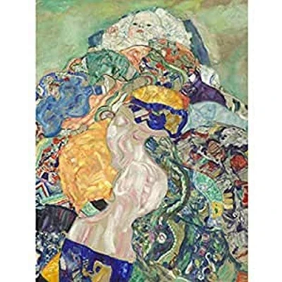 Image of Wee Blue Coo Klimt Baby 1917 Unframed Wall Art Print Poster Home Decor Premium