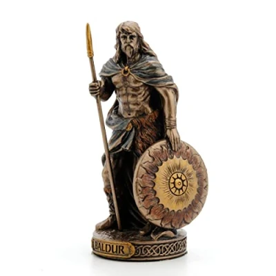 Image of Veronese Design Norse Gods Miniature Figurine (Baldur, Bronze)