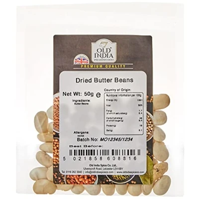 Image of Old India Dried Butter Beans 50g