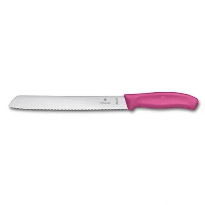 Image of Victorinox Swiss Classic Pink 21cm Serrated Bread Knife