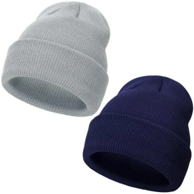 Image of DRESHOW Toddler Beanie Kids Winter Hats Children Soft Knit Unisex Hat for Baby Boys Girls Warm Cap Beanies 2 Years 6