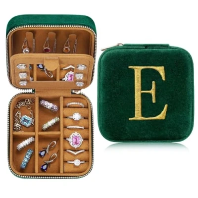 Image of TINGN Teenage Girls Gifts, Travel Jewellery Box, Case, Organiser, Stackers Birthday Personalised Box E