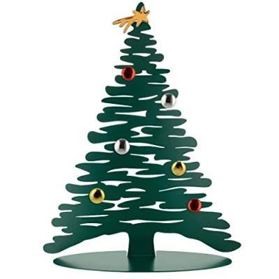 Image of Alessi Christmas Tree Bark BM06 GR Green 45 cm by Michel Boucquillon &amp; Donia Maaoui