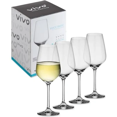 Image of vivo Villeroy &amp; Boch Group Voice Basic Glas White Wine Goblet Set 4pcs EC