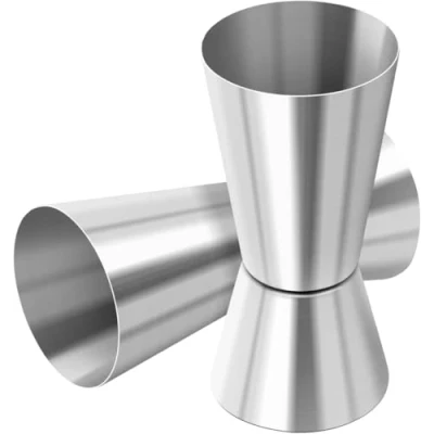 Image of Cocktail Jigger Spirit Measure Cup,Stainless Steel Bar Craft Dual Cup Double Drinks Measuring for Party Wine Drink Shaker (30ml/60ml)