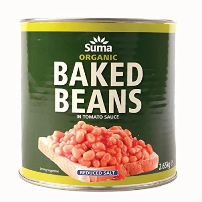 Image of Suma Organic Baked Beans 400g x 4 (Pack of 4)