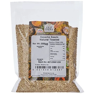 Image of Old India Sesame Seeds Natural Toasted 250g