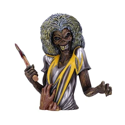 Image of Nemesis Now Officially Licensed Iron Maiden Killers Bust Box (Small) Yellow, 16.5cm