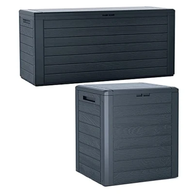Image of STAR SUPPLIES Outdoor Garden Furniture Multipurpose Storage Box Medium 140L Large 190L Extra 280L (280 Litre, 1 Box)