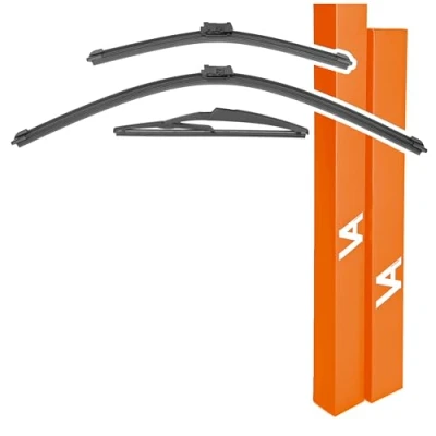 Image of VIA ALBION® Wiper Blades for: CITROEN C3 Mk3 (2016 onwards) All Weather Front &amp; Rear Wipers Set