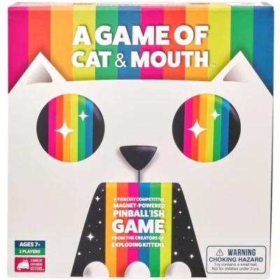 Image of Exploding Kittens A Game of Cat and Mouth by Card Games for Adults Teens &amp; Kids Fun Family Games, 10.5 x 3.23 inches