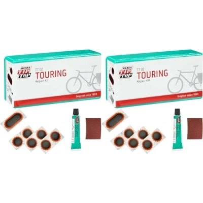 Image of Rema Tip Top Unisex Adult Tiptop02 Puncture Repair Kit, Green, 2 Sets