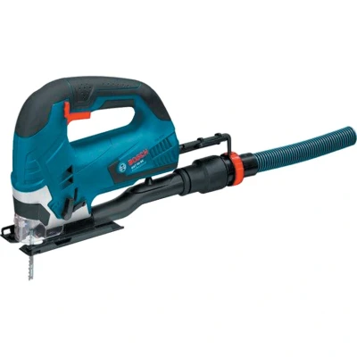 Image of Bosch Professional Jigsaw GST 90 BE (650 Watts, including Dust Extraction Set, Hex Key WAF 5, Anti Splinter Guard, 1 x Blade T 144 DP, Precision for Wood, Carrying Case)