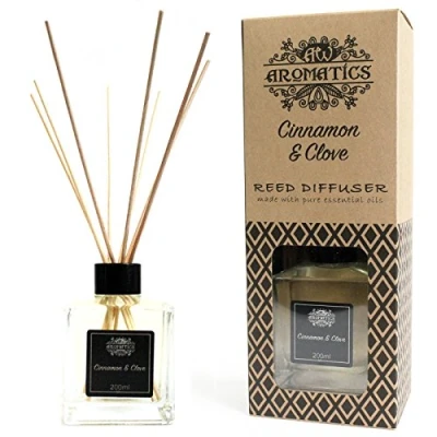 Image of 200ml Cinnamon &amp; Clove Essential Oil Reed Diffuser RDEO 03