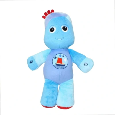 Image of In the Night Garden Goodnight Igglepiggle, Iggle Piggle Teddy Bear sings lullabies &amp; has soft glowing lights to help a child drift off rest sleep. Suitable from birth.