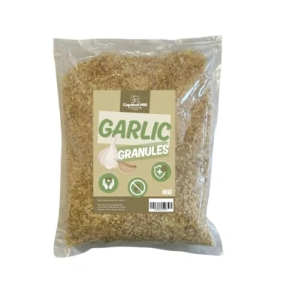 Image of Copdock Mill Garlic Powder for Chickens 1kg Add to Chicken Feed Aid Digestion, Immune Support and Reduce Hair Loss Antibiotic Antifungal Properties