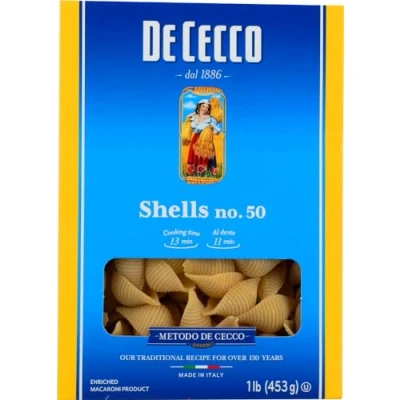 Image of De Cecco Conchiglie Rigate (500g) Pack of 6