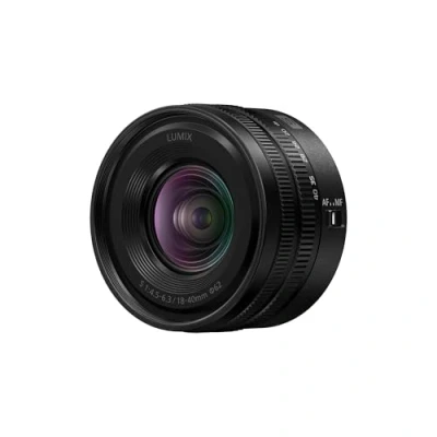 Image of Panasonic Lumix S R1840E 18 40mm F4.5 6.3 L Mount Lens, Full Frame Wide Angle to Semi Standard Camera Variable Focal Length, Black