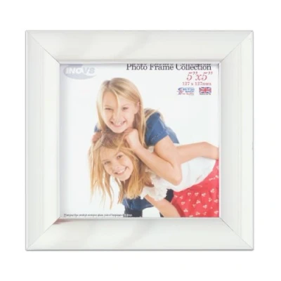 Image of Inov8 Framing Photo Frame, Scoop Chrome, 5x5 inch