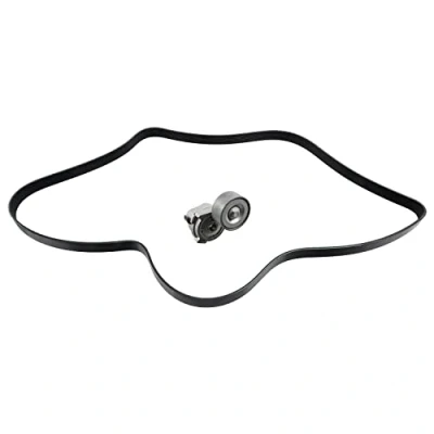 Image of 9069971192, 9069971192S1, A9069971192, A9069971192S1 V ribbed belt set FEBI BILSTEIN 30207 with tensioner element