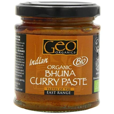 Image of Geo Organics Organic Bhuna Curry Paste 180 g (Pack of 6)