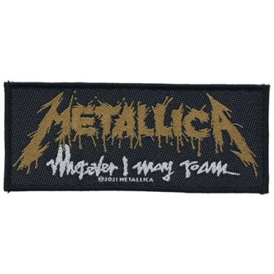 Image of Metallica Wherever I May Roam Logo Patch 12cm x 5cm