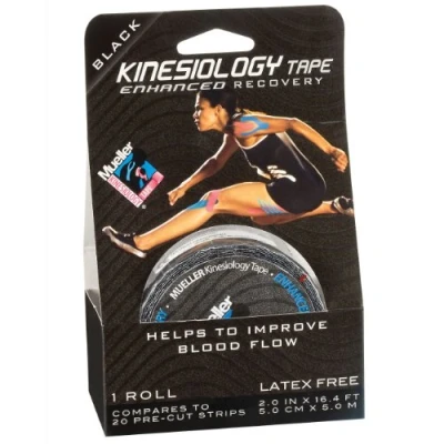 Image of Kinesiology Tape from Mueller in Black 5cm x 5m (2&quot;)