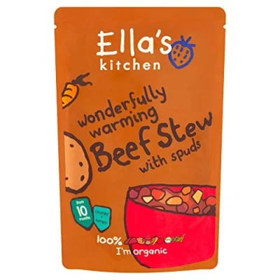 Image of Ella&#039;s Kitchen Organic Wonderfully Warming Beef Stew with Spuds, 190g