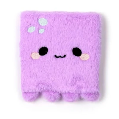 Image of Puckator Adoramals Octopus Plush Fluffies Notebook School Teacher Student Homework Study Planner Notepad Collage University Essentials Journals Planners Jotter Uni Gifts Stationery Supplies