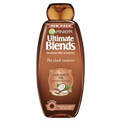 Image of Garnier Ultimate Blends Coconut Oil Frizzy Hair Shampoo, 400ml