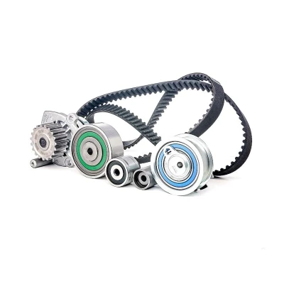 Image of 03L198119A, 03L198119AS1 water pump + Timing Belt Kit FEBI BILSTEIN 45116 with 160 25mm rounded tooth profile VOLKSWAGEN: Touran I