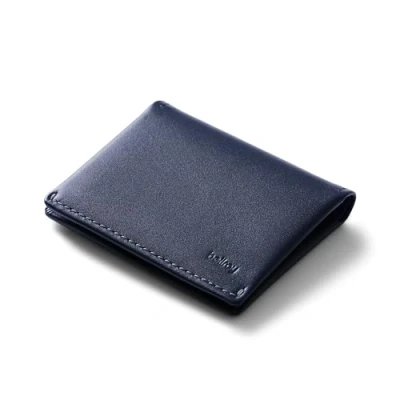 Image of Bellroy Slim Sleeve, Leather Wallet (Max. 8 Cards and Bills) Navy