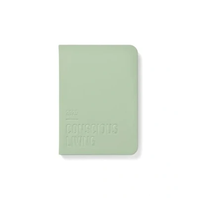 Image of Letts of London Conscious A6 week to view 2025 diary sage