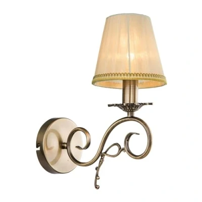 Image of Lindby Finnick wall light, antique brass