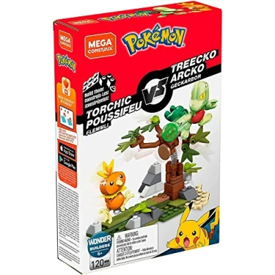Image of Mega Construx Pokémon Torchic vs. Treecko